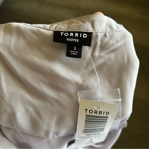 NWT Torrid Harper Georgette Pullover Blouse Plus Size 3X - Picture 7 of 8
